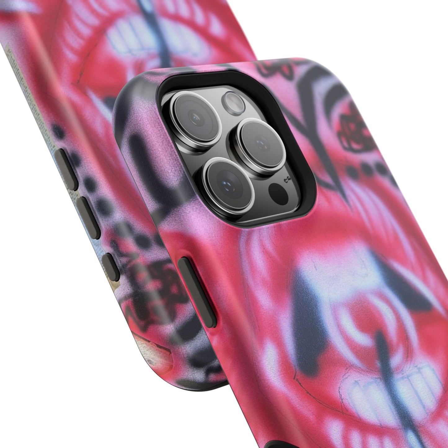 MagSafe "be happy, go lucky" Airbrush-iPhone-Hülle