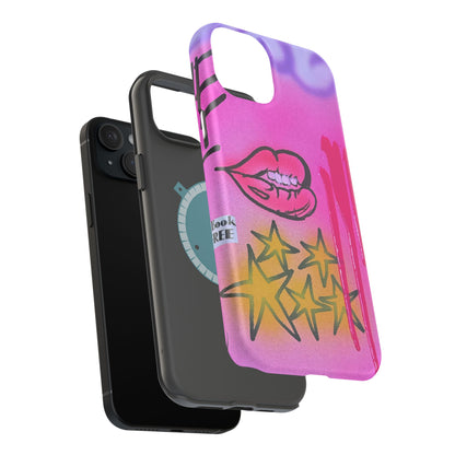 MagSafe "star drip" airbrush iPhone case