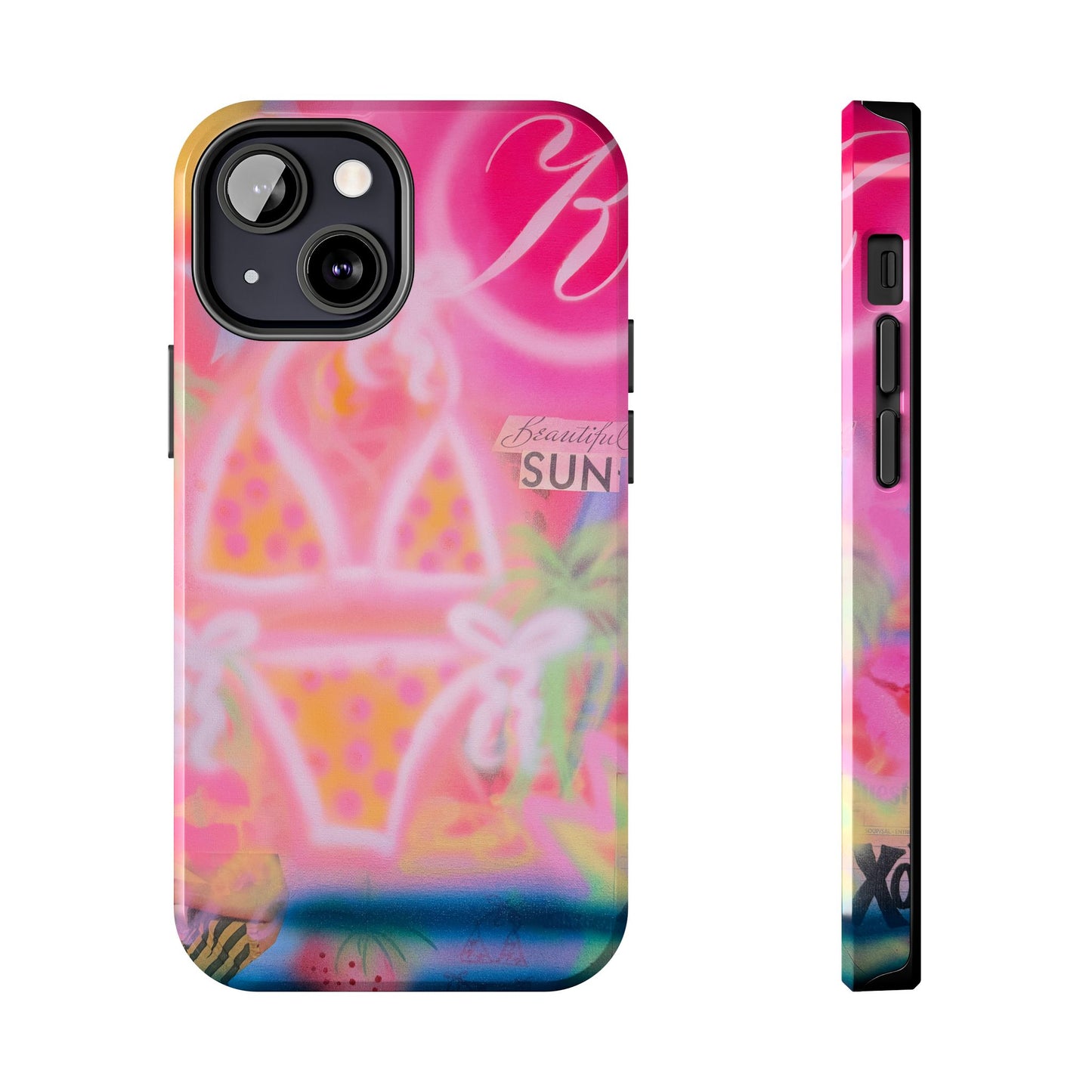 "santa monica strawberry" airbrush iPhone case
