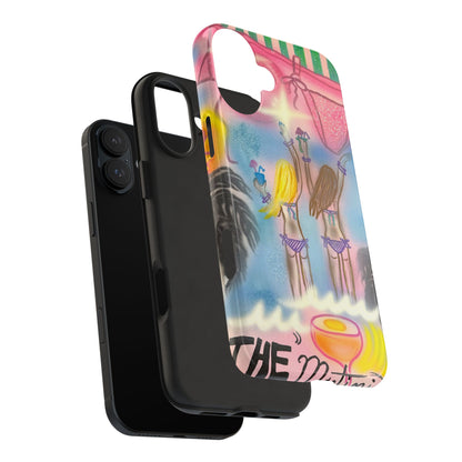 "kinis & tinis" airbrush iPhone case