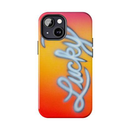 "lucky" airbrush iPhone case
