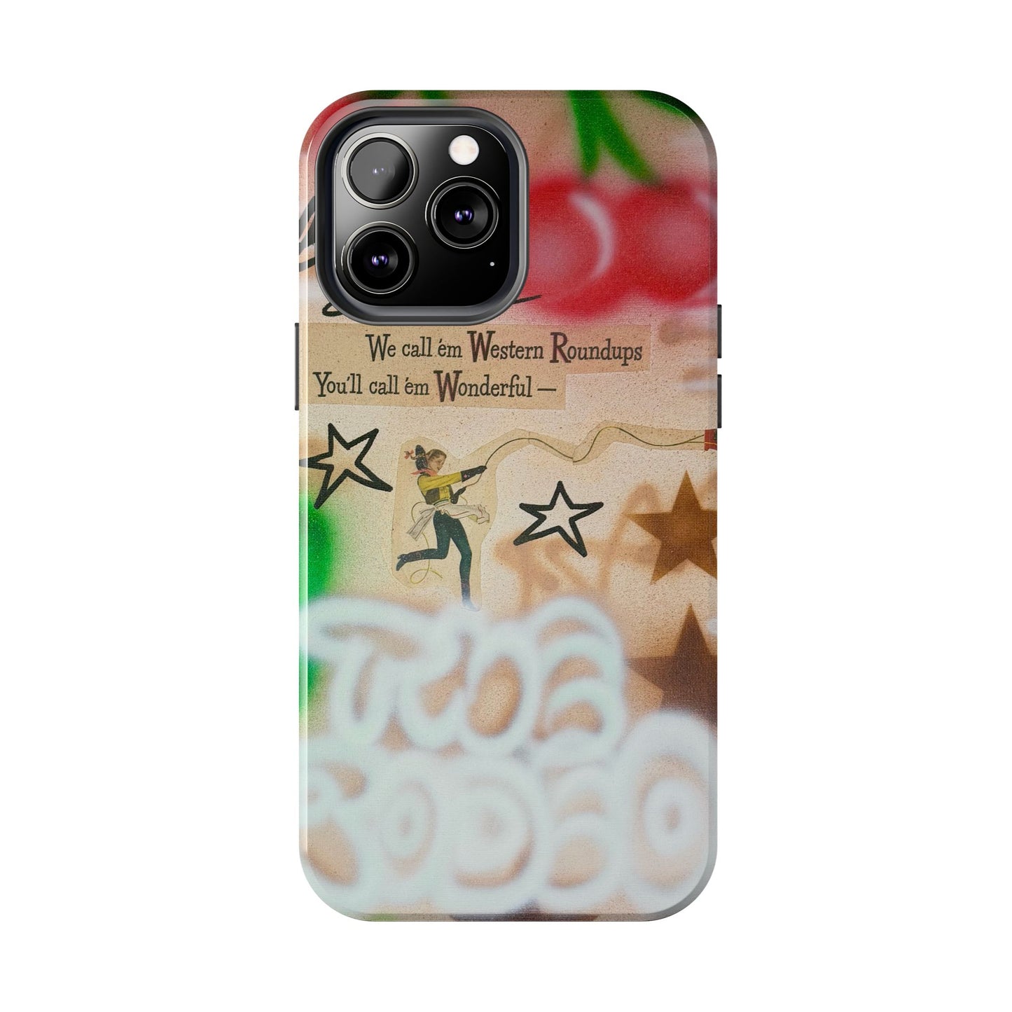 "the rodeo" airbrush iPhone case