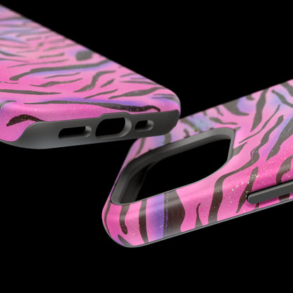MagSafe "glitter zebra" airbrush iPhone case