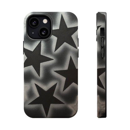MagSafe "chrome stars" airbrush iPhone case