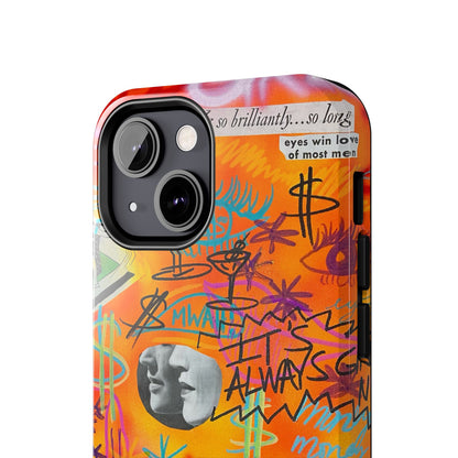 "young, rich, hot!" airbrush iPhone case