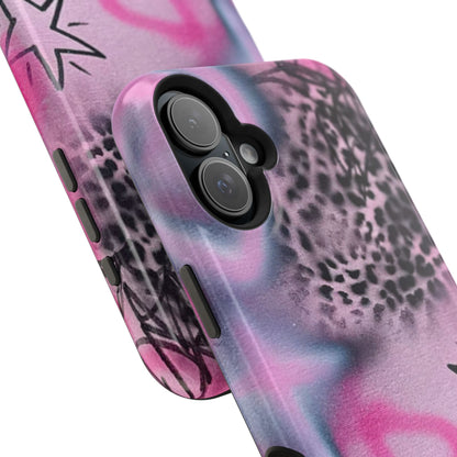 MagSafe "onyx cheetah" Airbrush iPhone Hülle