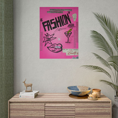 "high fashion" airbrush rolled print