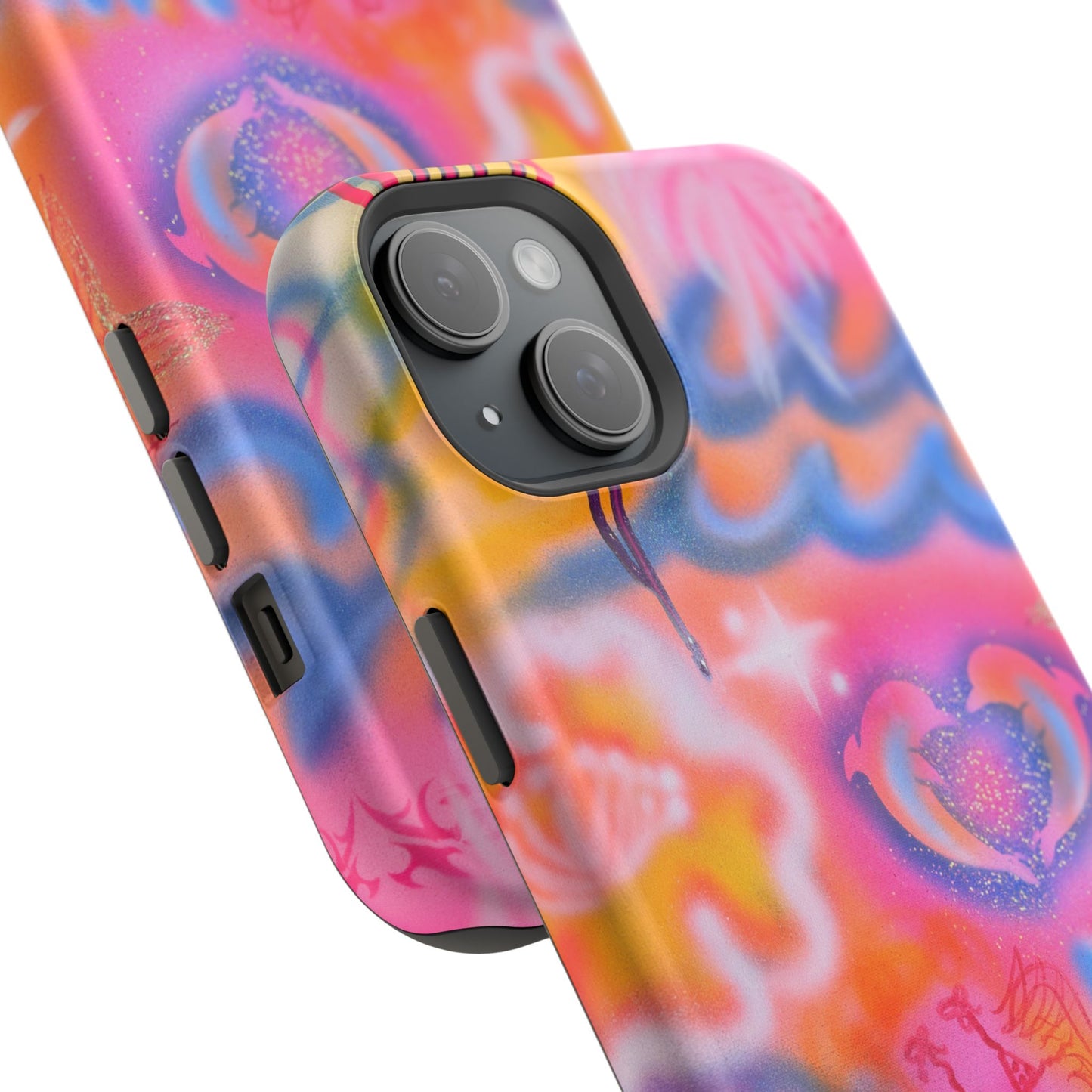 "mornings in malibu" MagSafe airbrush iPhone case