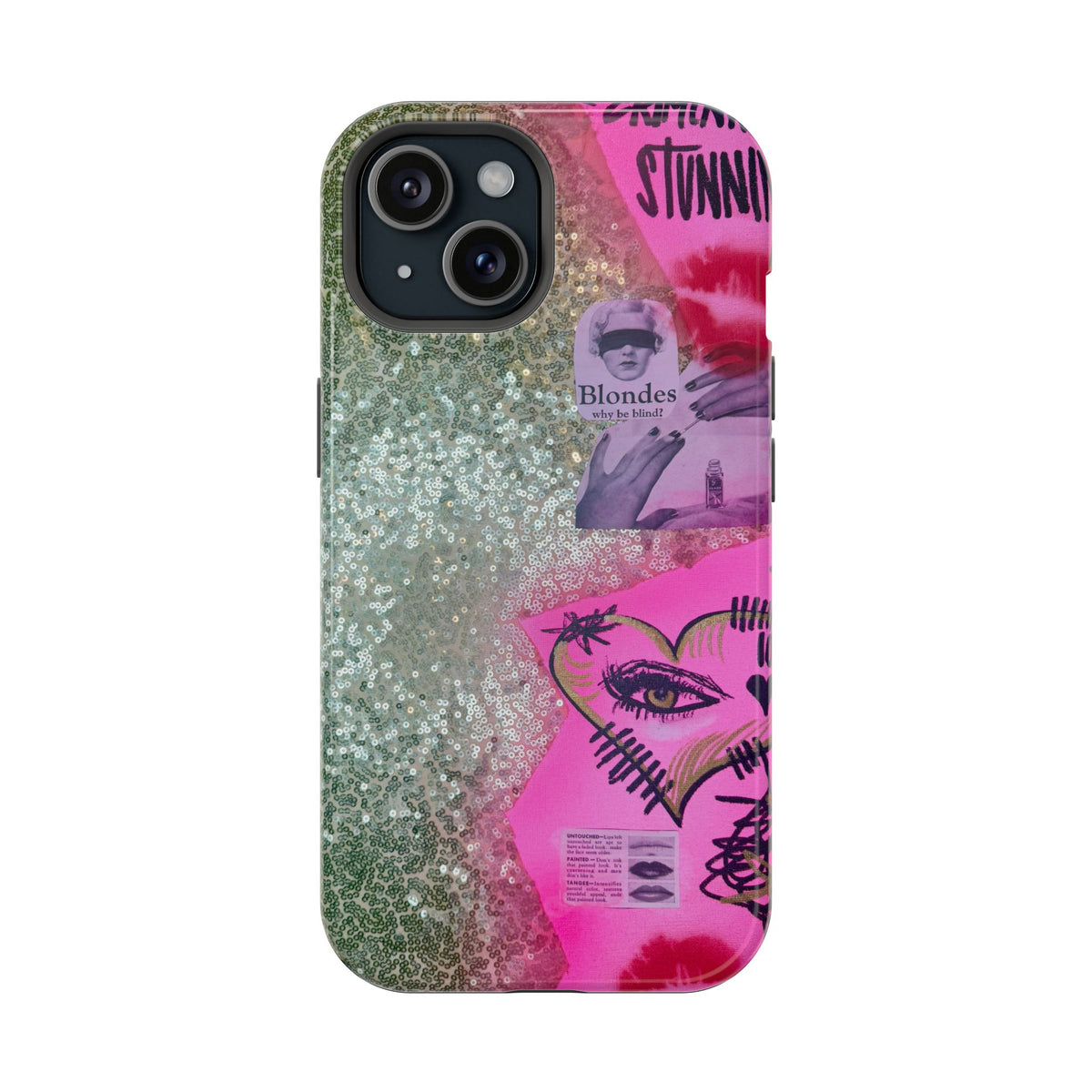 MagSafe "glitter gloss" airbrush iPhone case