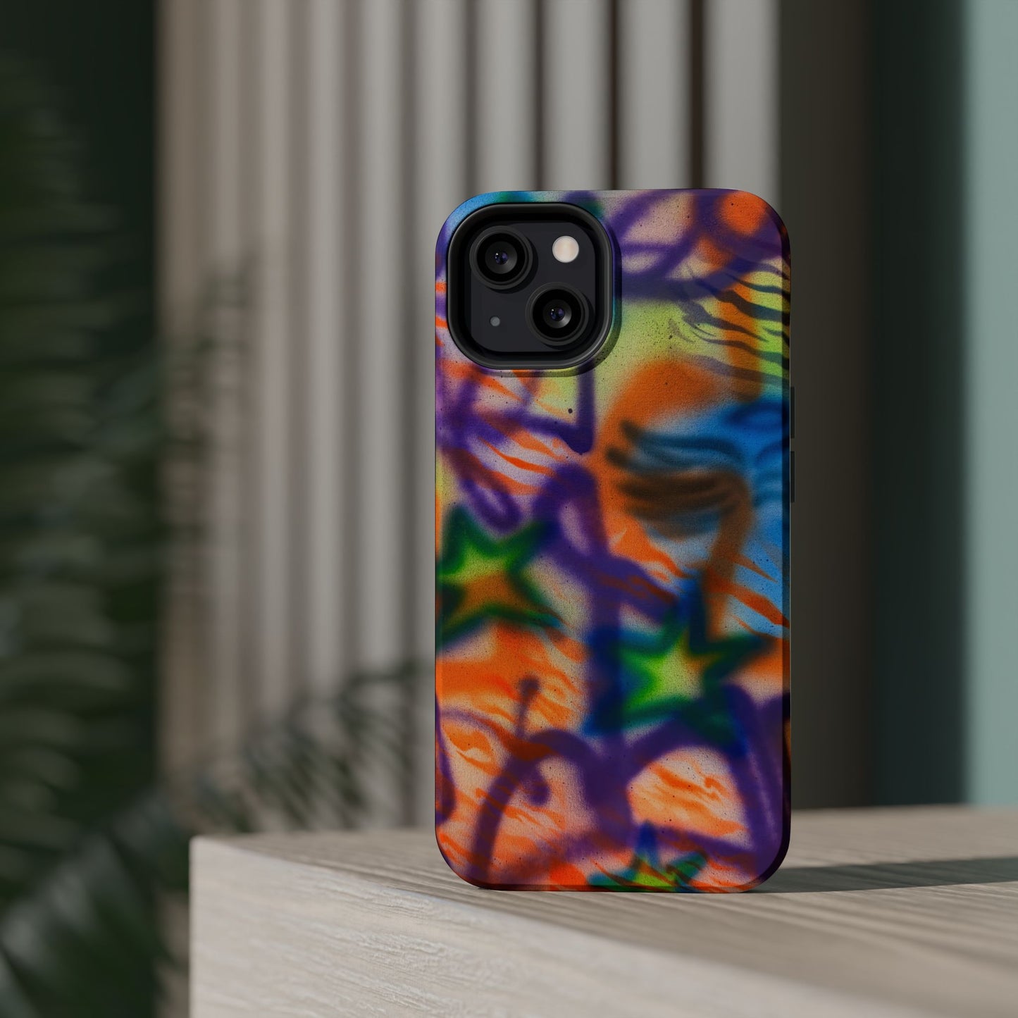MagSafe "streetwear angel" airbrush iPhone case