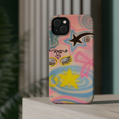 MagSafe "star energy" airbrush iPhone case