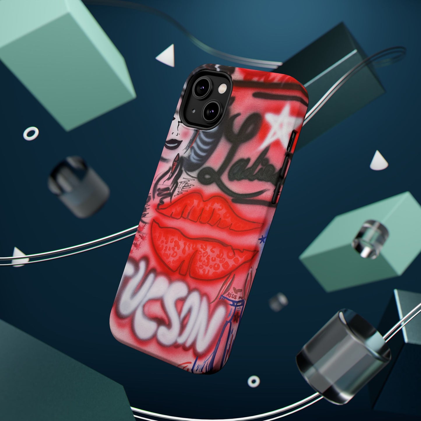 MagSafe "tucson, az" airbrush iPhone case