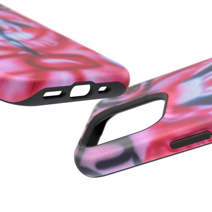 MagSafe "be happy, go lucky" Airbrush-iPhone-Hülle