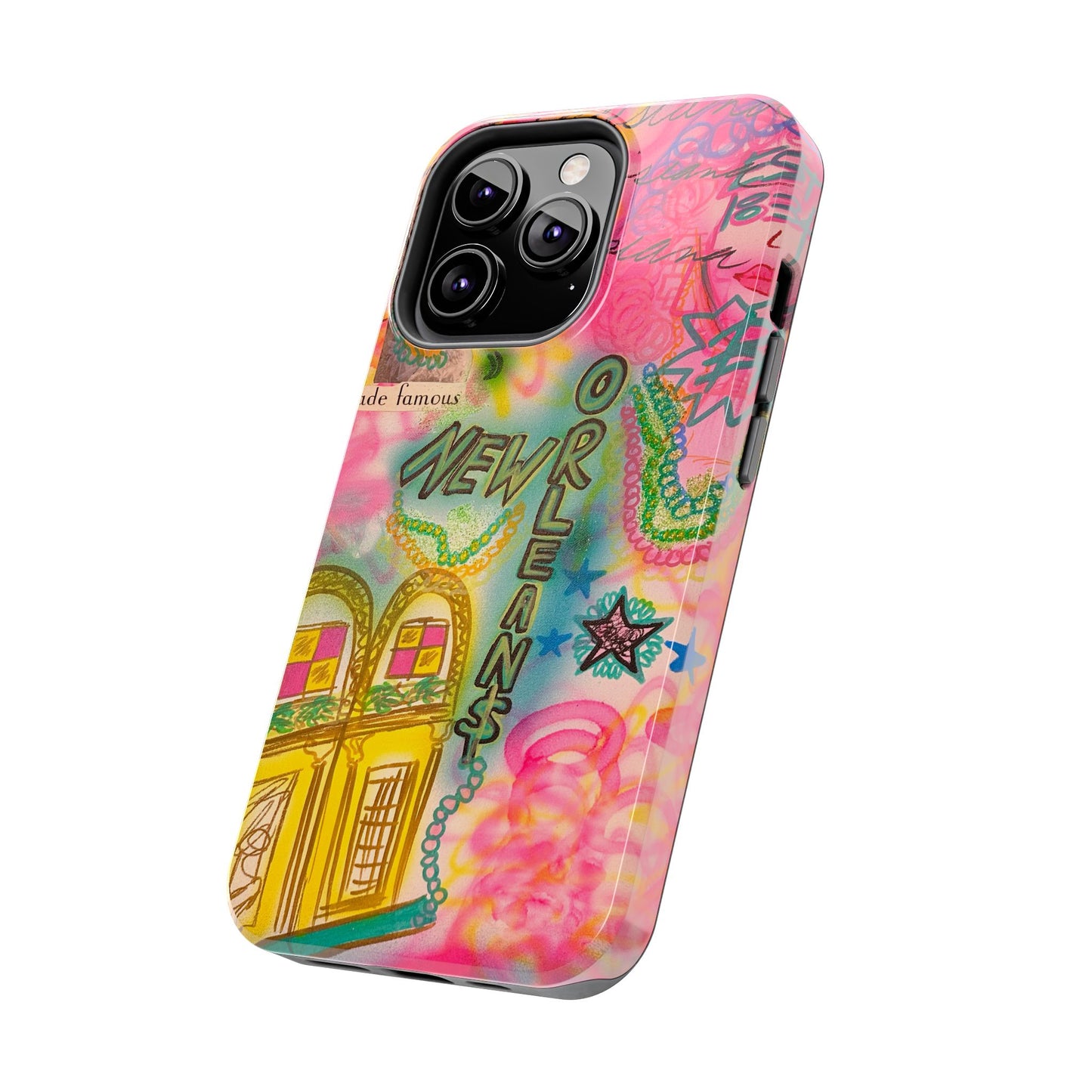"new orleans, la" airbrush iPhone case