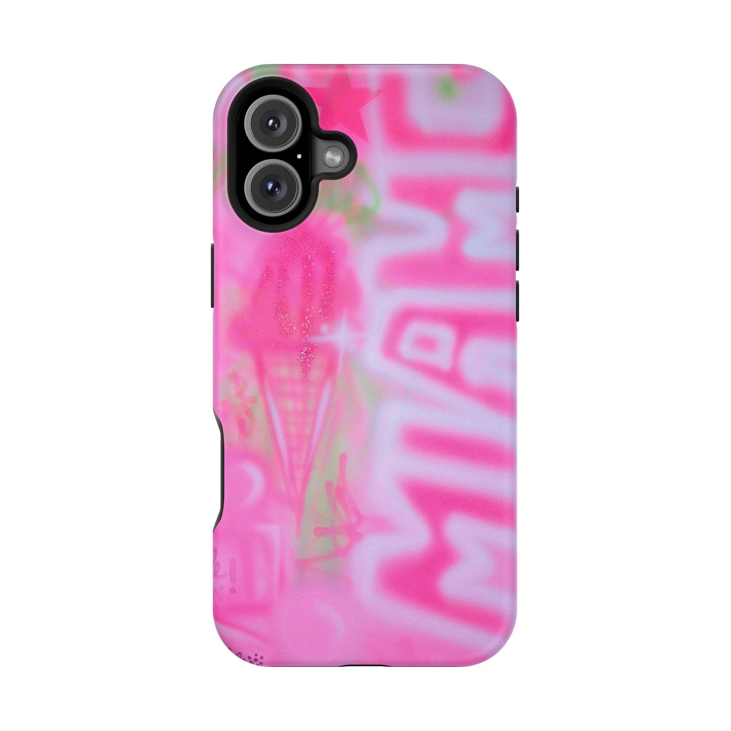 MagSafe "sunset sorbet" airbrush iPhone case