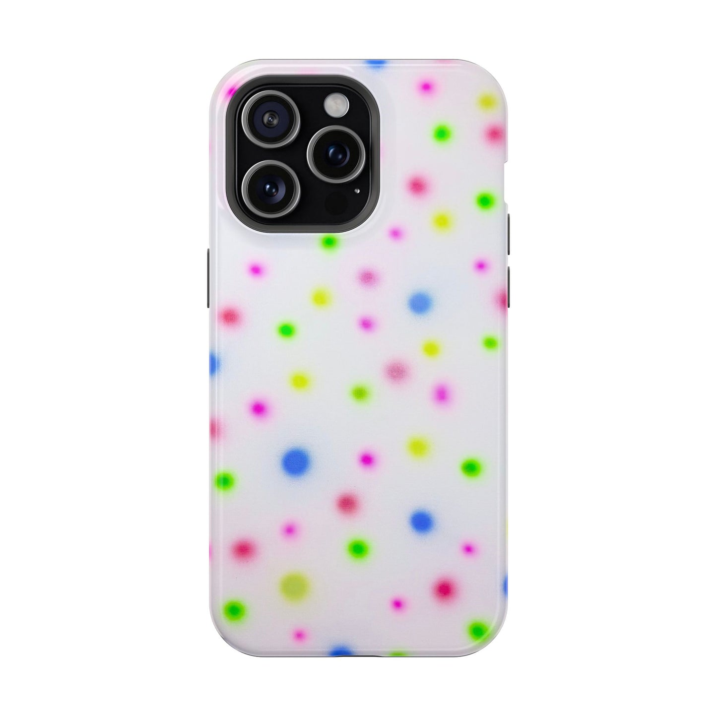MagSafe "birthday cake polka dot" airbrush iPhone case