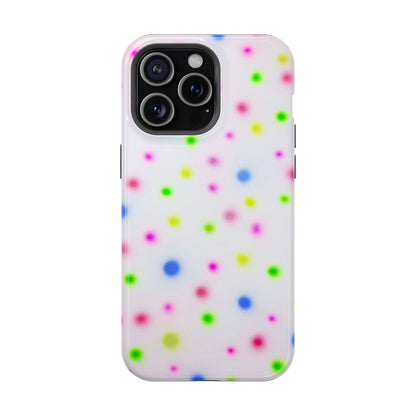 MagSafe "birthday cake polka dot" airbrush iPhone case