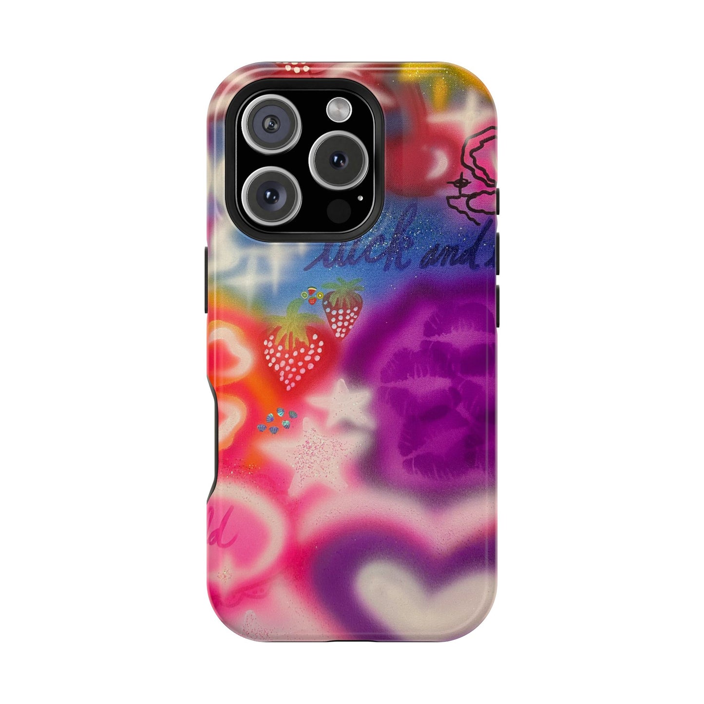 MagSafe „luck & luv pt. 2“ Airbrush iPhone Hülle