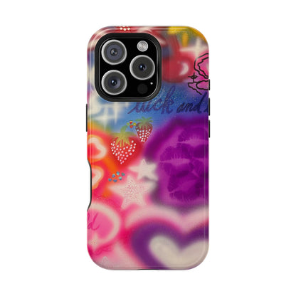 MagSafe „luck & luv pt. 2“ Airbrush iPhone Hülle
