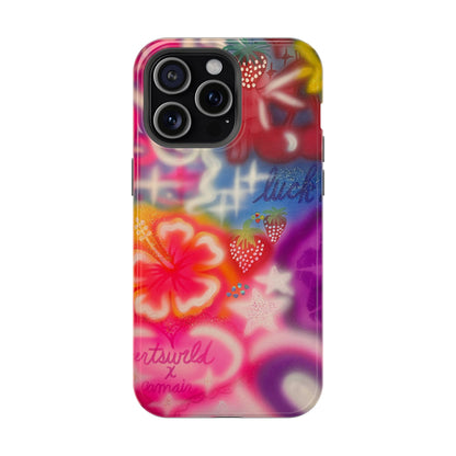 MagSafe „luck & luv“ Airbrush iPhone-Hülle
