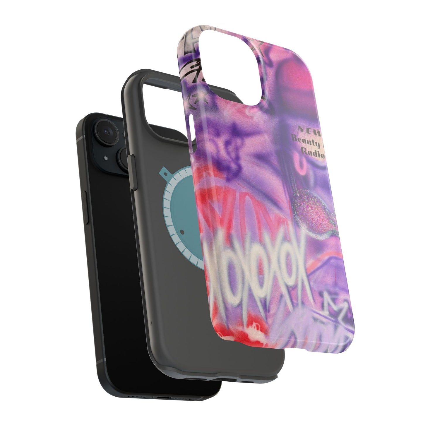 MagSafe "mic check" airbrush iPhone case