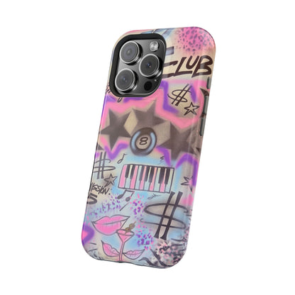 MagSafe "jazz club" airbrush iPhone case