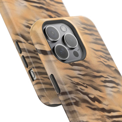 MagSafe "neutral tiger" airbrush iPhone case
