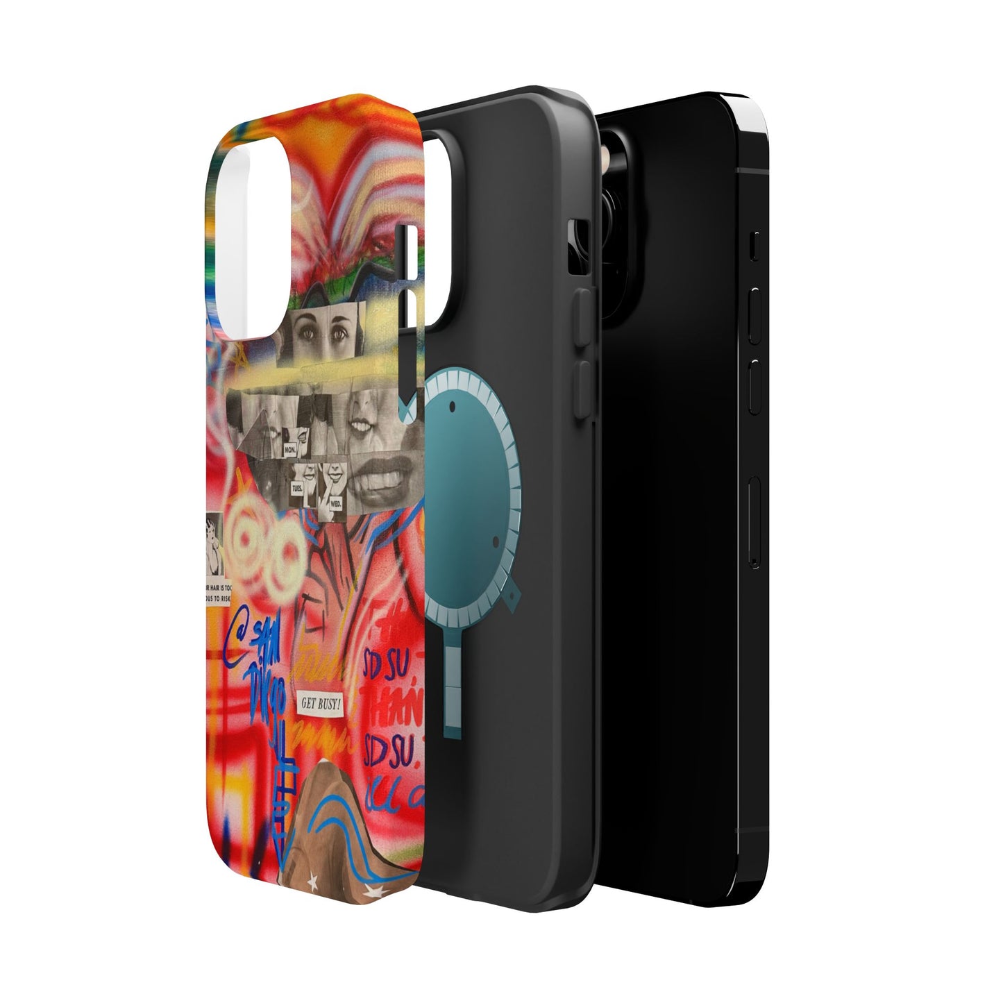 MagSafe Limited Edition "Get Busy" Airbrush iPhone Hülle