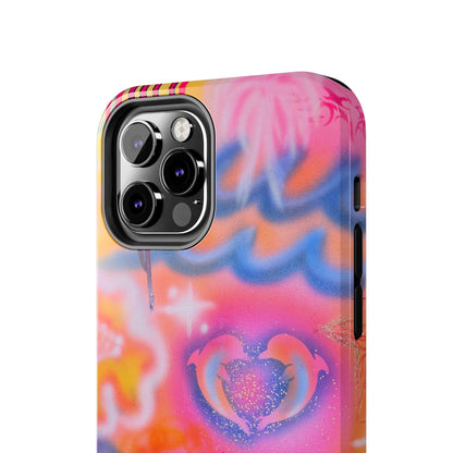 "mornings in malibu" airbrush iPhone case