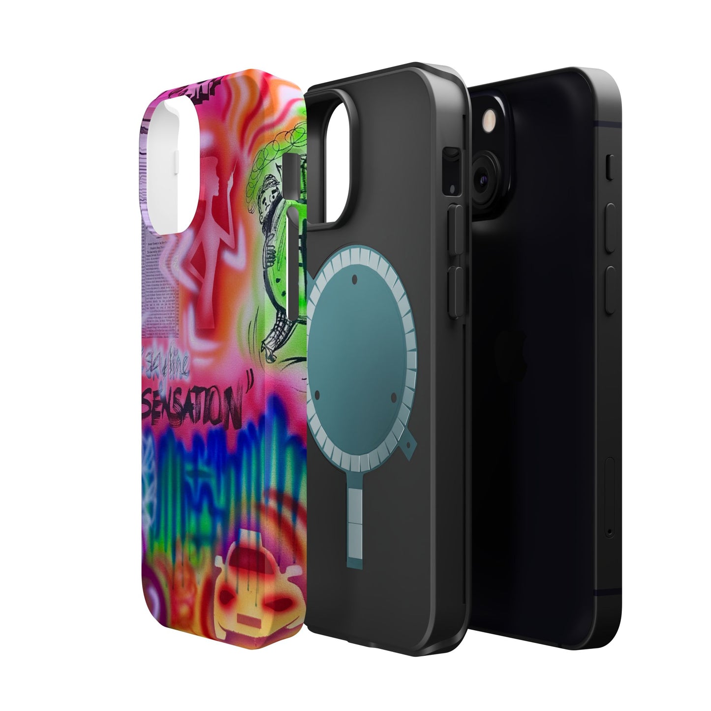 MagSafe "skyline sensation" airbrush iPhone case