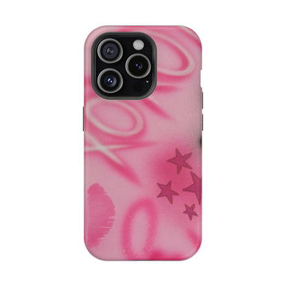 MagSafe "perfectly pink" airbrush iPhone case