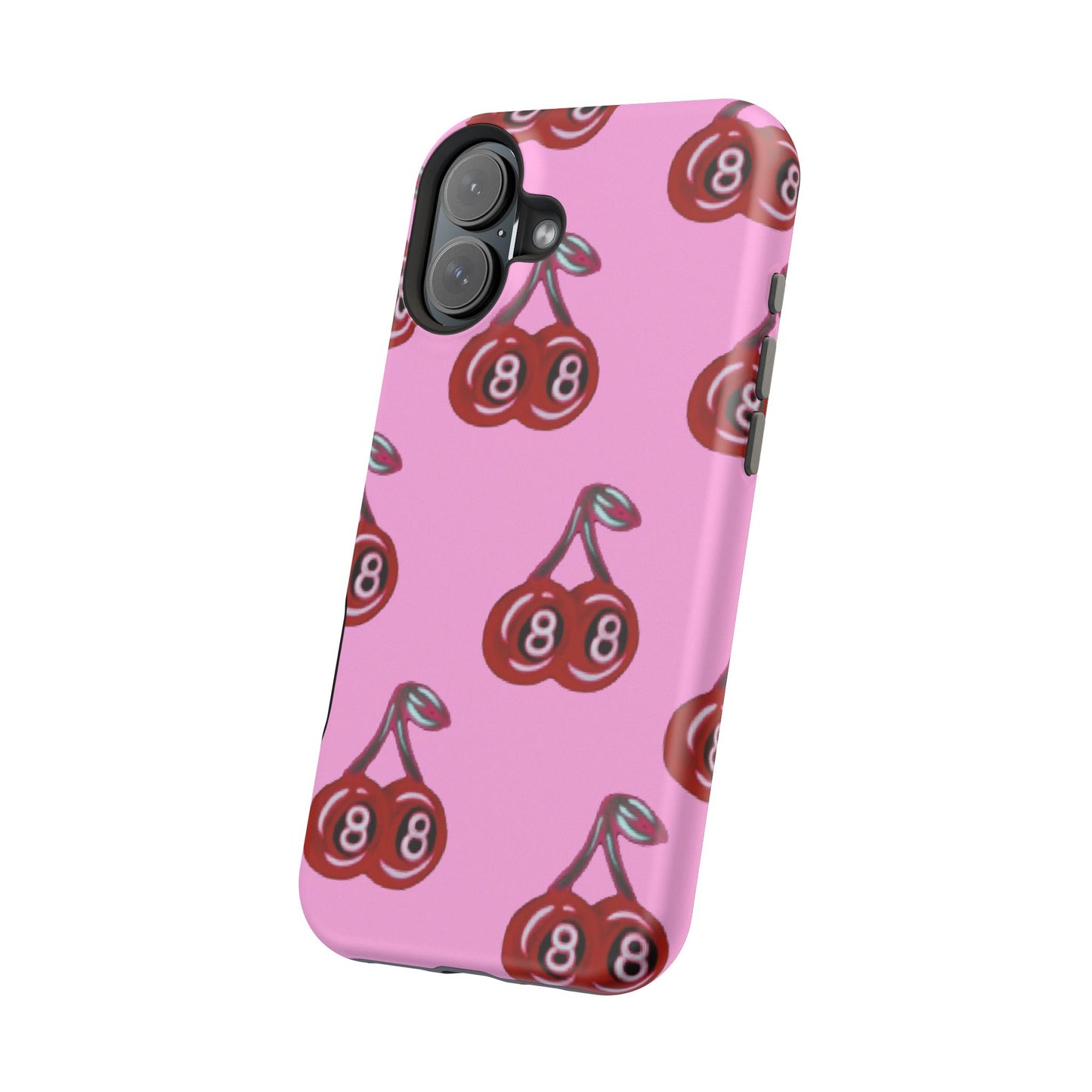 MagSafe "cami cherry pink" Airbrush iPhone Hülle
