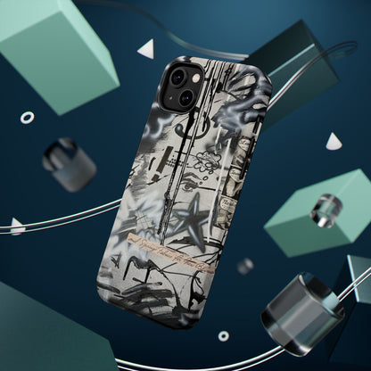 MagSafe "monochrome mood" airbrush iPhone case