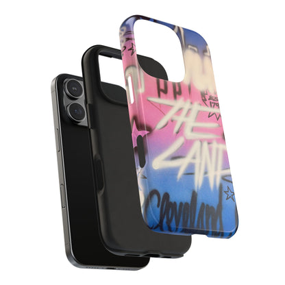 "cleveland" airbrush iPhone case
