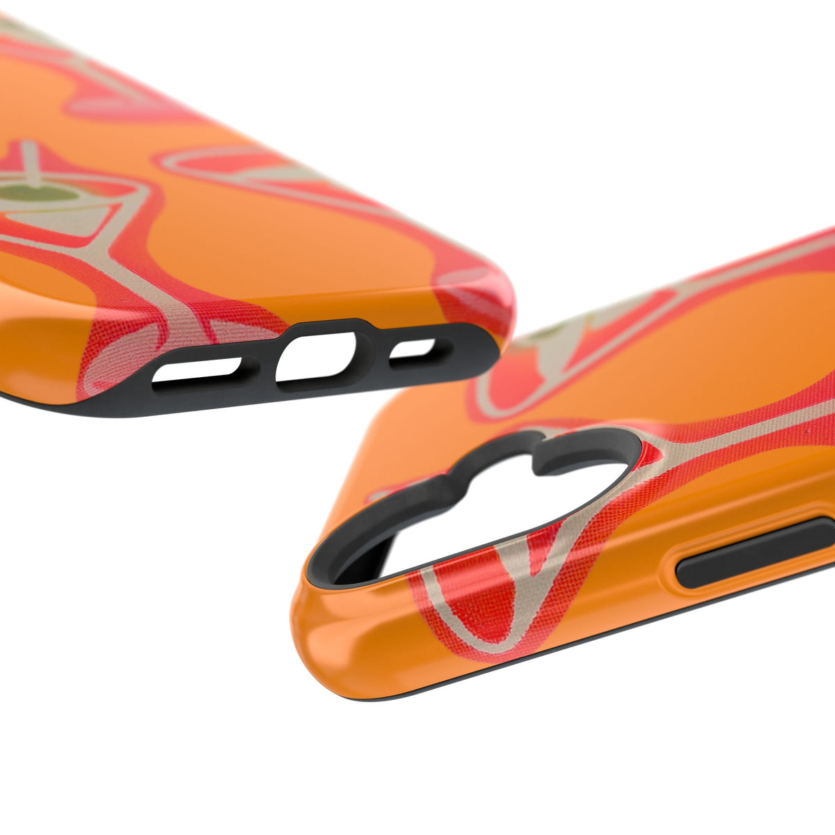 MagSafe "geschüttelt, nicht gerührt" Airbrush iPhone Hülle