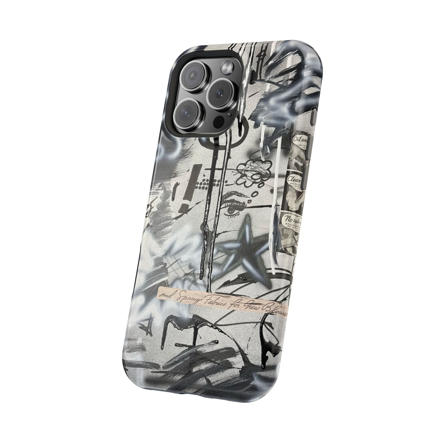 MagSafe "monochrome mood" airbrush iPhone case