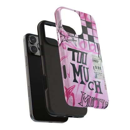 "too much motion" airbrush iPhone case