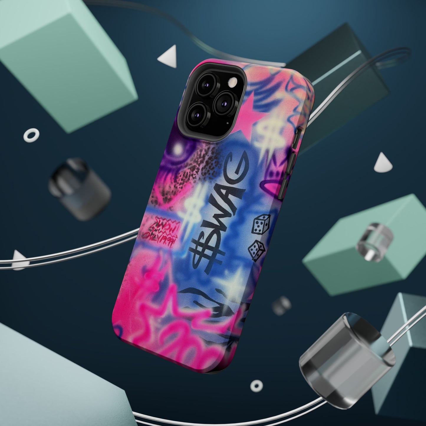 MagSafe "$wag" airbrush iPhone case