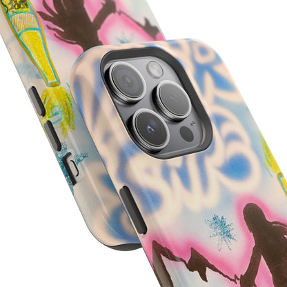 MagSafe "winter escape" airbrush iPhone case