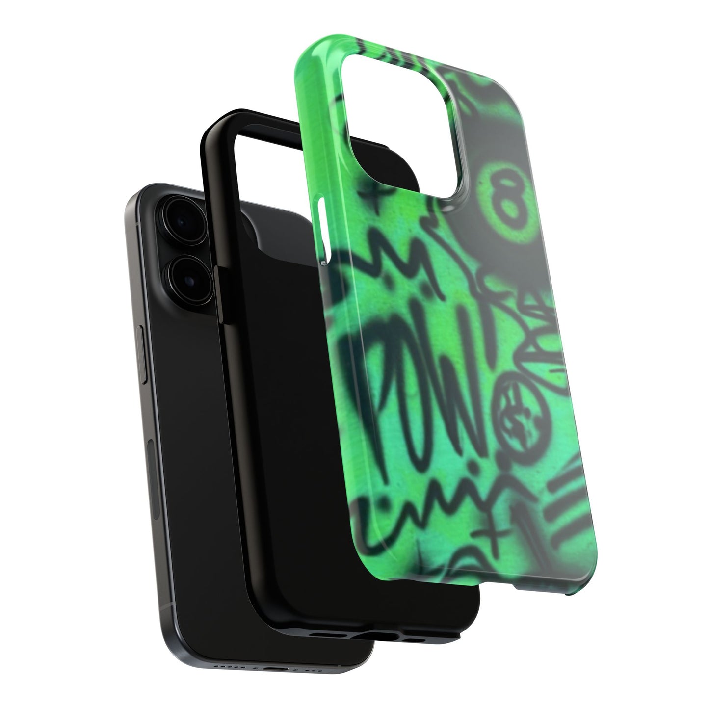 "POW! "airbrush iPhone case