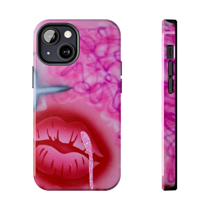 "glitter aura" airbrush iPhone case