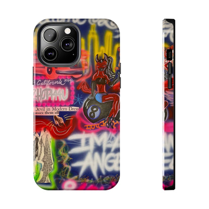 "im an angel" airbrush iPhone case