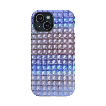 MagSafe "blue studs" airbrush iPhone case