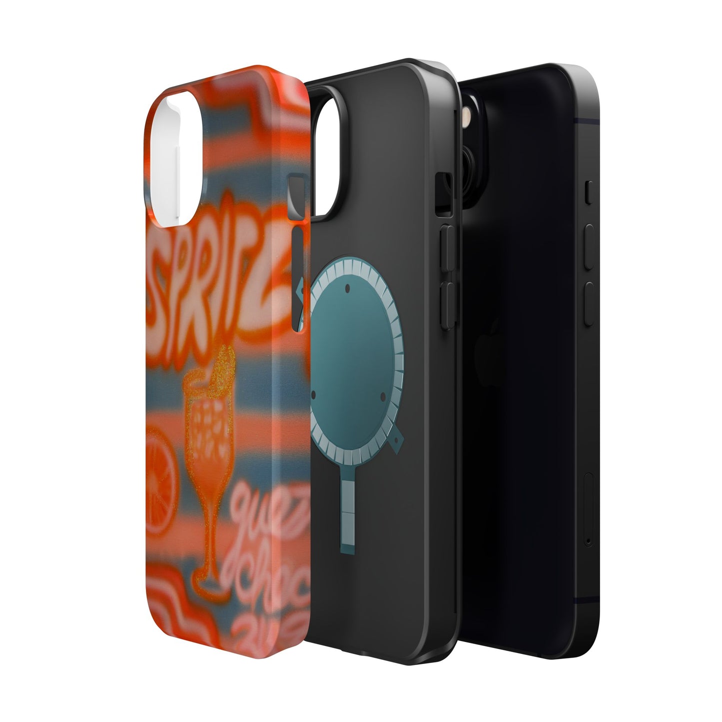 MagSafe "aperol spritz pt. 2" airbrush iPhone case
