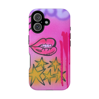 MagSafe "star drip" airbrush iPhone case