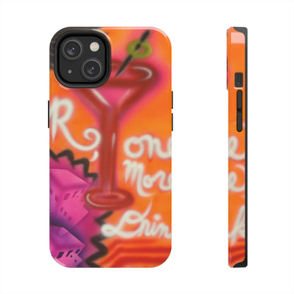 "one more drink!" airbrush iPhone case