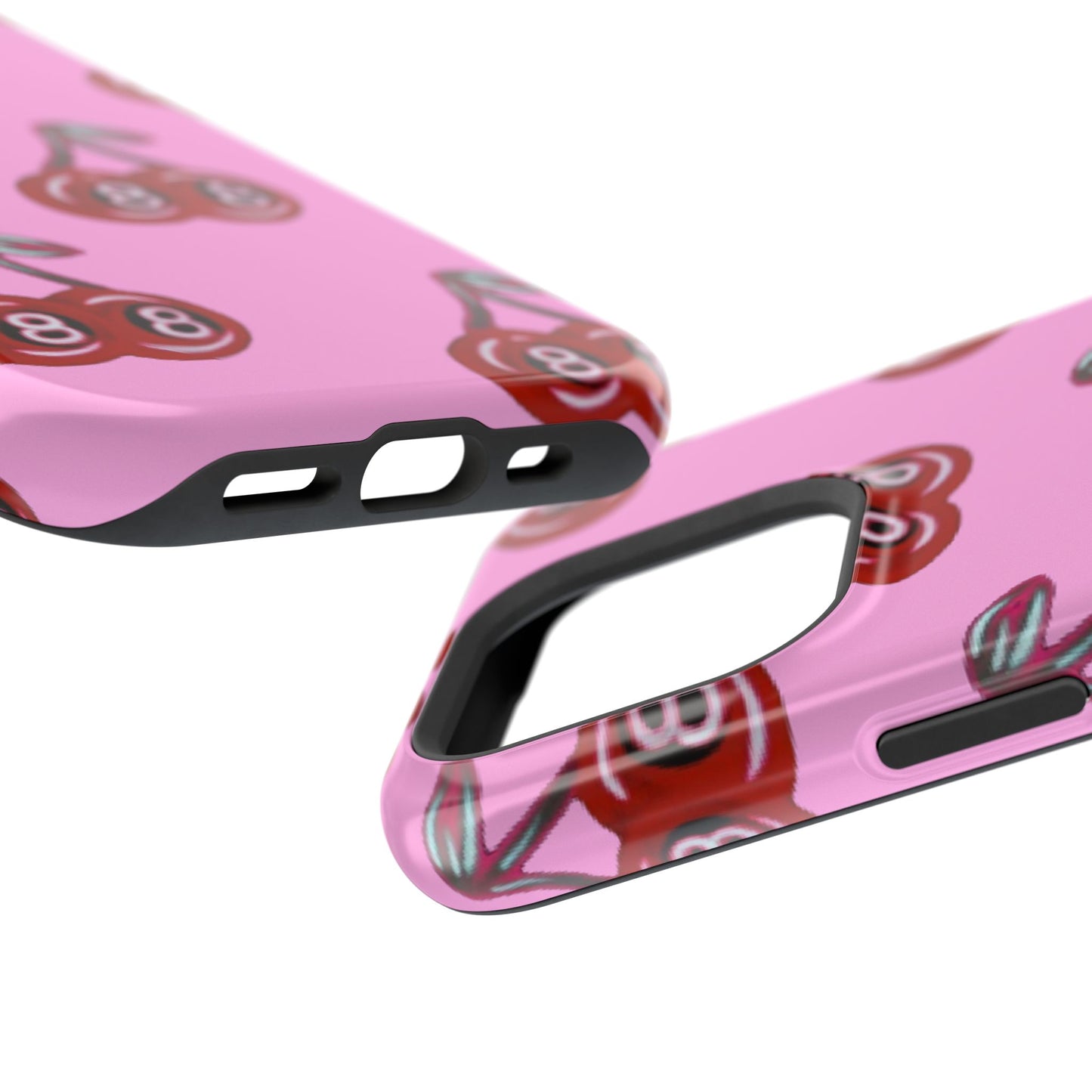 MagSafe "cami cherry pink" Airbrush iPhone Hülle