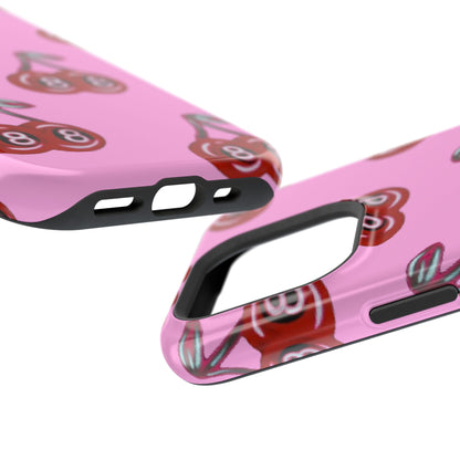 MagSafe "cami cherry pink" Airbrush iPhone Hülle