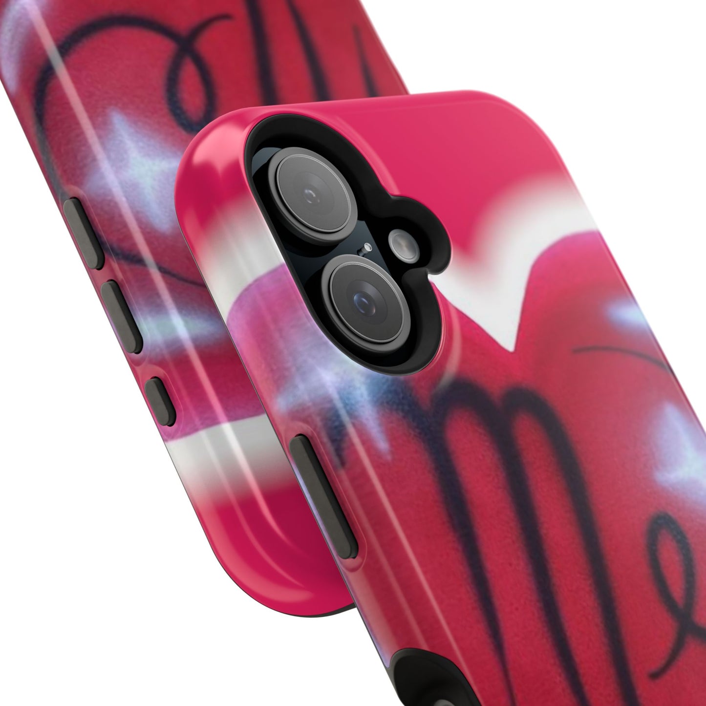 MagSafe "i <3 me" Airbrush iPhone Hülle