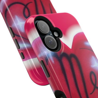 MagSafe "i <3 me" Airbrush iPhone Hülle